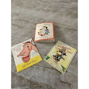 Vintage Get Well Greeting Cards